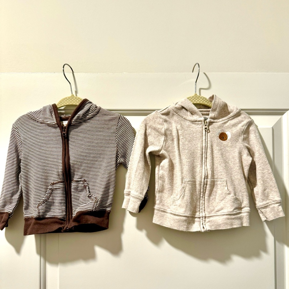 Carters Baby Zip Up Hoodies Bundle